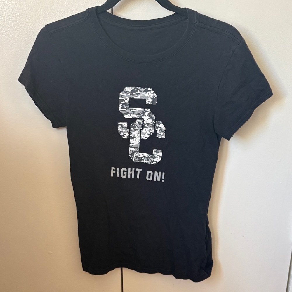 Black USC Fight On Shirt